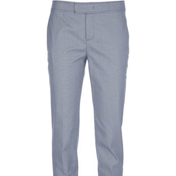 RED VALENTINO Checked SLIM FIT Trouser PANTS Grey - Picture 3 of 4